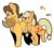 Size: 800x725 | Tagged: safe, artist:flamirasplitz, applejack, caramel, earth pony, pony, g4, female, male, ship:carajack, shipping, straight