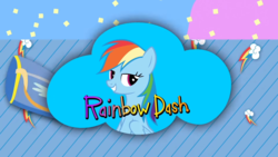 Size: 1920x1080 | Tagged: safe, screencap, rainbow dash, pony, g4, bedroom eyes, saved by my friends