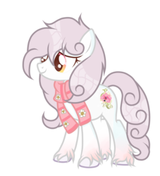 Size: 1024x1126 | Tagged: safe, artist:dl-ai2k, oc, oc only, earth pony, pony, clothes, female, mare, scarf, simple background, solo, transparent background