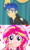 Size: 536x908 | Tagged: safe, edit, edited screencap, screencap, flash sentry, sunset shimmer, best in show: the pre-show, equestria girls, g4, my little pony equestria girls: better together, my little pony equestria girls: summertime shorts, pet project, female, male, shimmering the gecko, ship:flashimmer, shipping, shipping domino, straight