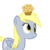 Size: 1081x1081 | Tagged: safe, artist:sciencesean, derpy hooves, pegasus, pony, g4, derpy day, derpy day 2019, female, food, muffin, simple background, solo, transparent background, vector