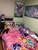 Size: 4032x3024 | Tagged: safe, applejack, fizzlepop berrytwist, fluttershy, pinkie pie, rainbow dash, rarity, starlight glimmer, tempest shadow, trixie, twilight sparkle, alicorn, earth pony, pegasus, pony, unicorn, g4, 4de, bed, body pillow, body pillow design, build-a-bear, heaven, irl, merchandise, photo, pillow, plushie, poster, twilight sparkle (alicorn)