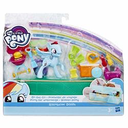 Size: 1500x1500 | Tagged: safe, rainbow dash, pony, g4, my little pony: rainbow roadtrip, barbeque, beach, bucket, female, food, shovel, solo, toy