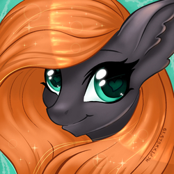 Size: 1000x1000 | Tagged: safe, artist:mcpixxels, oc, oc only, oc:layla, pony, female, heart eyes, solo, wingding eyes