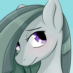 Size: 3000x3000 | Tagged: safe, artist:dashy21, marble pie, earth pony, pony, g4, female, high res, mare, smiling, solo