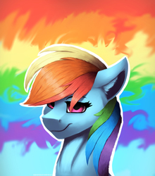 Size: 1276x1450 | Tagged: safe, artist:equestrian-downfall, rainbow dash, pony, g4, female, mare, smiling, solo