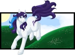 Size: 1047x763 | Tagged: safe, artist:dreamcrystalart, artist:sd-dreamcrystal, glory, pony, unicorn, g1, g2, female, g1 to g2, galloping, generation leap, mare, simple background, solo, transparent background