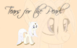 Size: 256x160 | Tagged: safe, oc, oc only, oc:pearl blush, pony, unicorn, fanfic:tears for the pearl, cover art, fanfic art, picture for breezies, solo, zoom layer