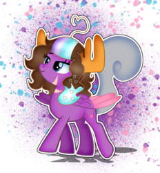 Size: 1217x1309 | Tagged: safe, artist:doraeartdreams-aspy, oc, oc only, oc:magic controll, pegasus, pony, colored wings, colored wingtips, female, solo