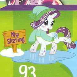 Size: 327x327 | Tagged: safe, rarity, pony, g4, chutes and ladders, clothes, cute, female, fuck the police, hat, ice skating, pure unfiltered evil, rainbow power, raribetes, scarf, solo, winter outfit