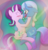 Size: 1567x1624 | Tagged: safe, artist:rupert, starlight glimmer, trixie, pony, unicorn, g4, belly touch, blanket, blushing, boop, chest fluff, crossed legs, cuddling, cute, cutie mark, daaaaaaaaaaaw, diatrixes, duo, duo female, eyes closed, female, glimmerbetes, heart, horn, hug, lesbian, lying down, mare, noseboop, on side, purple eyes, ship:startrix, shipping, signature, smiling, snuggling, squishy cheeks