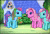 Size: 720x486 | Tagged: safe, screencap, minty, pinkie pie (g3), rainbow dash (g3), pony, g3, the runaway rainbow, animated, female, mare, sound, webm