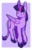 Size: 971x1509 | Tagged: safe, artist:eudaemonix, twilight sparkle, alicorn, classical unicorn, pony, g4, cloven hooves, female, horn, leg fluff, leonine tail, mare, purple background, simple background, solo, twilight sparkle (alicorn), unshorn fetlocks, wing fluff