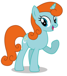 Size: 4422x5000 | Tagged: safe, artist:dragonchaser123, oc, oc only, oc:cuddle crescent, pony, unicorn, absurd resolution, female, mare, raised hoof, recolor, simple background, transparent background, vector