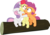 Size: 3759x2656 | Tagged: safe, artist:frownfactory, apple bloom, scootaloo, sweetie belle, earth pony, pegasus, pony, unicorn, g4, my little pony: friendship is magic, sleepless in ponyville, .svg available, cutie mark crusaders, eyes closed, female, filly, floppy ears, high res, horn, hug, log, scared, simple background, svg, transparent background, vector, wings