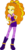 Size: 396x784 | Tagged: safe, artist:kimberlythehedgie, adagio dazzle, equestria girls, g4, my little pony equestria girls: rainbow rocks, boots, clothes, female, gem, hand on hip, high heel boots, leggings, lidded eyes, shoes, simple background, siren gem, smiling, solo, transparent background, vector
