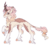 Size: 2755x2549 | Tagged: safe, artist:pndrws, oc, oc only, kirin, high res, raised hoof, simple background, solo, transparent background, unshorn fetlocks