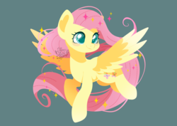Size: 1699x1200 | Tagged: safe, artist:snow angel, fluttershy, pegasus, pony, g4, blushing, cute, female, flying, full body, mare, shyabetes, simple background, smiling, solo