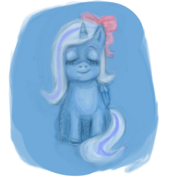 Size: 854x896 | Tagged: safe, oc, oc:fleurbelle, alicorn, pony, adorabelle, alicorn oc, bow, cute, eyes closed, female, hair bow, long hair, long mane, long tail, mare, ocbetes, pink bow, ribbon, smiling, sweet