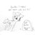 Size: 1417x1421 | Tagged: safe, artist:tjpones, lyra heartstrings, pony, unicorn, g4, black and white, cute, dark comedy, diabetes, dialogue, epitaph, female, gravestone, grayscale, grimcute, grin, implied bon bon, implied death, implied murder, it's just a prank bro, l.u.l.s., lineart, literal diabetes, lyrabetes, mare, monochrome, murder, open mouth, prank gone wrong, rest in peace, simple background, sketch, smiling, solo, text, this ended in death, wat, we are going to hell, white background