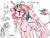 Size: 500x375 | Tagged: safe, artist:demonboy, princess celestia, twilight sparkle, alicorn, pony, g4, alternate hairstyle, headcanon, leonine tail, twilight sparkle (alicorn)