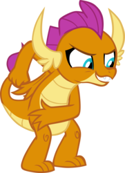 Size: 4275x5914 | Tagged: source needed, safe, artist:memnoch, smolder, dragon, g4, molt down, cute, dragoness, female, simple background, smolderbetes, solo, transparent background, vector, wings