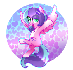 Size: 2641x2538 | Tagged: safe, artist:mint-light, artist:sugaryicecreammlp, oc, oc only, oc:candy light, pegasus, pony, female, high res, mare, solo
