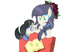 Size: 1024x709 | Tagged: safe, artist:dl-ai2k, oc, oc only, pegasus, pony, female, flower, flower in hair, mare, simple background, solo, transparent background