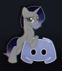 Size: 2050x2343 | Tagged: safe, artist:radioaxi, oc, oc only, oc:moonsonat, pony, unicorn, discord (program), green eyes, high res, simple background, solo