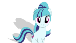 Size: 1600x900 | Tagged: safe, artist:neriani, sonata dusk, earth pony, pony, g4, earth pony sonata dusk, equestria girls ponified, female, looking at you, mare, ponified, shadow, simple background, solo, transparent background