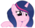 Size: 600x491 | Tagged: safe, artist:sunsetlicious, oc, oc only, oc:crystal twinkle, pony, unicorn, female, mare, offspring, parent:princess cadance, parent:shining armor, parents:shiningcadance, simple background, solo, transparent background