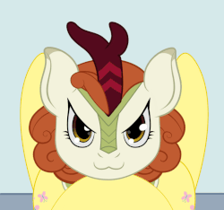 Size: 800x750 | Tagged: safe, artist:brightroom, autumn blaze, fluttershy, kirin, pony, g4, sounds of silence, :3, >:3, animated, autumnshy, awwtumn blaze, cute, evil smile, female, female pov, gif, grin, lesbian, misleading thumbnail, offscreen character, pov, raspberry, shipping, smiling, tickling, tongue out, tummy buzz, ych result
