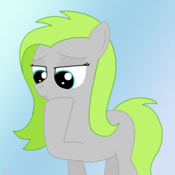Size: 1118x1117 | Tagged: safe, artist:dafiltafish, oc, oc only, oc:mirror, earth pony, pony, earth pony oc, female, light blue background, looking down, mare, simple background, solo