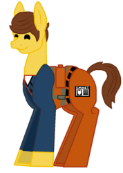 Size: 728x1020 | Tagged: safe, artist:that-one-outcast, pony, emmet brickowski, lego, ponified, simple background, solo, the lego movie, transparent background