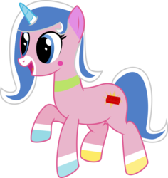 Size: 1024x1083 | Tagged: safe, pony, lego, ponified, simple background, solo, the lego movie, transparent background, unikitty