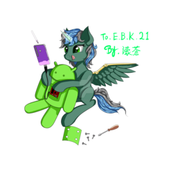 Size: 1920x1920 | Tagged: safe, artist:desmond-deng, oc, oc only, oc:e.b.k.21, alicorn, pony, alicorn oc