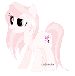 Size: 386x394 | Tagged: safe, artist:m-ythiichan, oc, oc only, oc:arietta charm, earth pony, pony, base used, female, mare, simple background, solo, transparent background