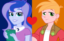 Size: 866x554 | Tagged: safe, artist:themexicanpunisher, big macintosh, princess luna, vice principal luna, equestria girls, g4, female, heart, implied teacher-student romance, male, ship:lunamac, shipping, shipping domino, straight, this will end in jail time