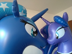 Size: 4032x3024 | Tagged: safe, artist:arniemkii, princess luna, alicorn, horse, inflatable pony, pony, unicorn, g4, bootleg, female, hongyi, horseplaytoys, inflatable, inflatable alicorn, inflatable float, inflatable toy, mare