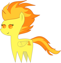 Size: 1516x1561 | Tagged: safe, artist:dashfire61, spitfire, pony, g4, cute, female, mare, pointy ponies