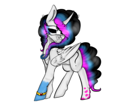 Size: 1200x1000 | Tagged: safe, artist:crazysurprise, oc, oc only, oc:alois, alicorn, pony, male, mask, simple background, solo, stallion, transparent background