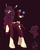 Size: 1560x1962 | Tagged: safe, artist:iheyyasyfox, oc, oc only, oc:magical eclipse, pony, unicorn, female, glasses, mare, offspring, parent:princess luna, parent:sunburst, parents:lunaburst, solo