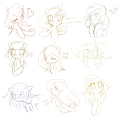 Size: 500x495 | Tagged: safe, artist:laceymod, oc, oc only, oc:sunflower, earth pony, pony, ask lovelace, alternate hairstyle, female, mare, solo