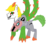 Size: 3300x3000 | Tagged: safe, artist:maxter-advance, pony, claws, high res, horns, nightmare fuel, omega flowey, ponified, smiling, solo, thorn, undertale