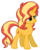 Size: 592x740 | Tagged: safe, artist:winter-scarf, sunset shimmer, pony, unicorn, g4, female, mare, simple background, smiling, smirk, solo, transparent background, vector