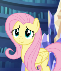 Size: 729x854 | Tagged: safe, screencap, fluttershy, pegasus, pony, scare master, cropped, cute, female, mare, shyabetes, smiling, solo