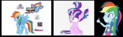 Size: 629x191 | Tagged: safe, rainbow dash, starlight glimmer, equestria girls, g4, my little pony: the movie, female, filly, filly starlight glimmer, google images, younger