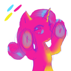 Size: 512x512 | Tagged: safe, artist:abortedfetusnecrophiliac, rarity, pony, unicorn, g4, female, hooves, sketch, solo, standing