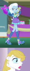 Size: 504x1168 | Tagged: safe, editor:jdueler11, prince blueblood, trixie, best in show: the victory lap, equestria girls, g4, my little pony equestria girls: better together, equestria girls-ified, female, male, ship:bluetrix, shipping, straight, surprised blueblood