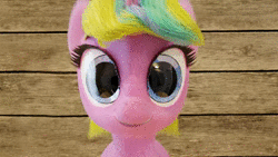 Size: 640x360 | Tagged: safe, artist:gabe2252, oc, oc:constant time, pony, 3d, animated, blender, irl, no sound, photo, ponies in real life, webm